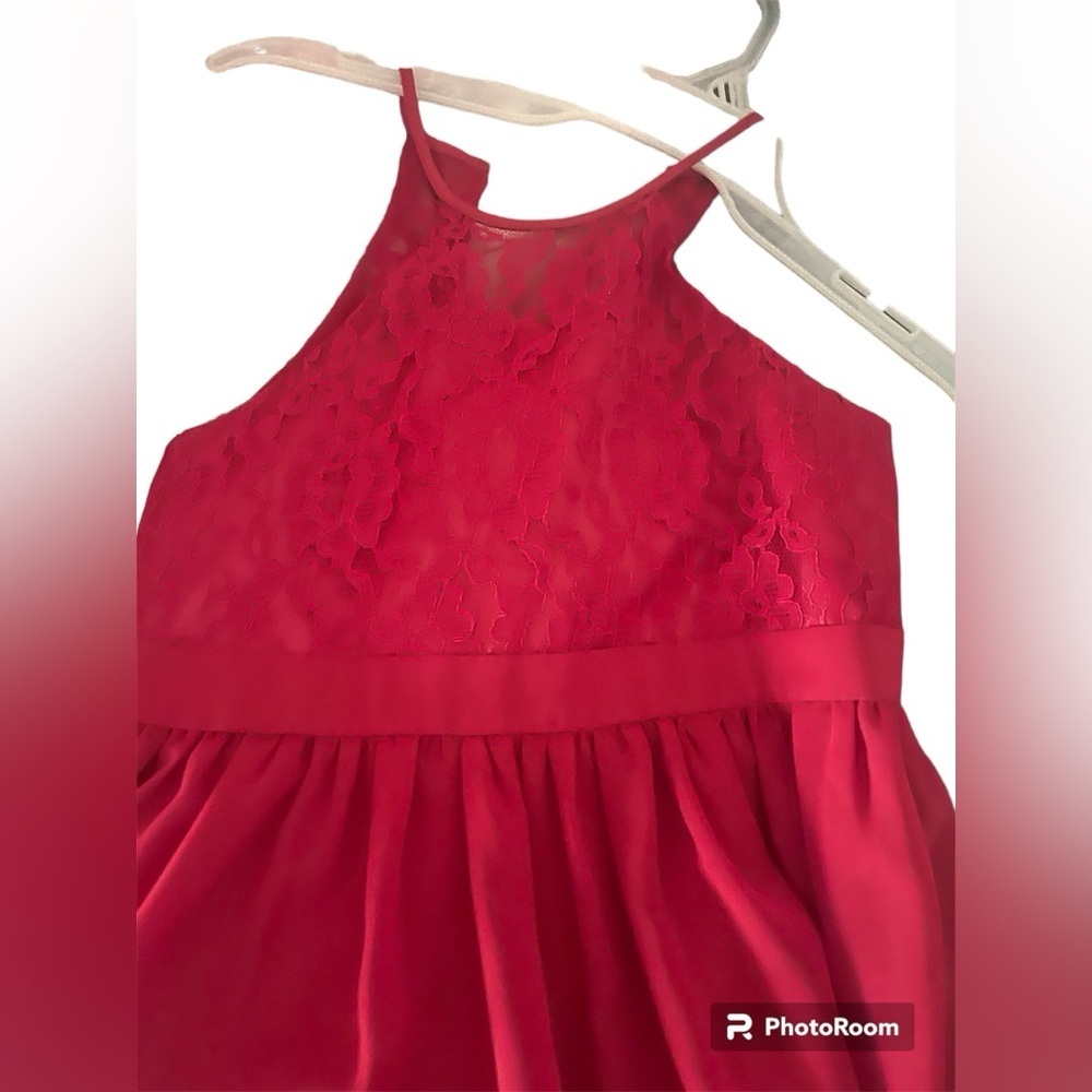 iefiel size 10 dress for juniors long red dress